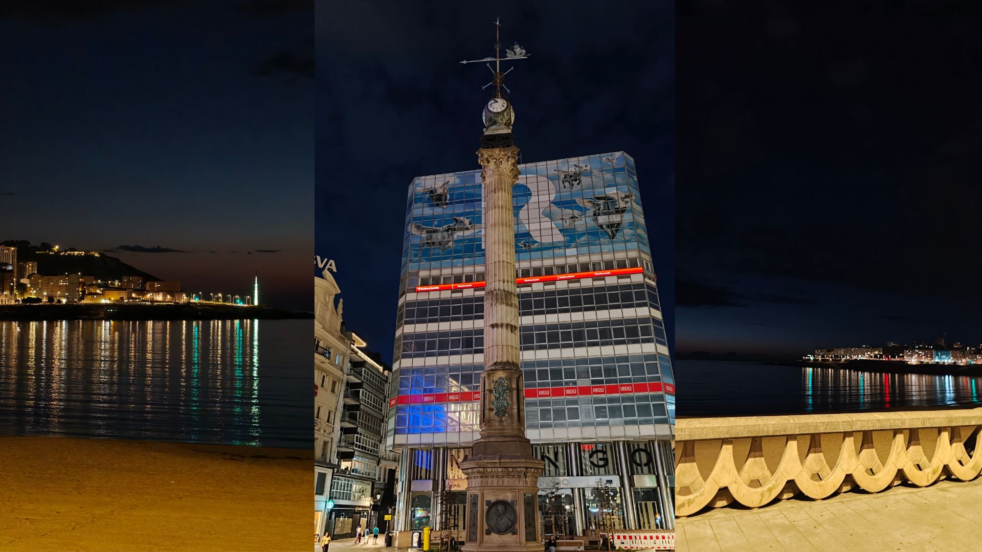 City at night image