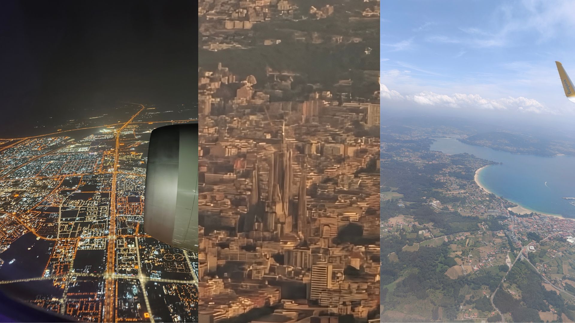 Views from the flight