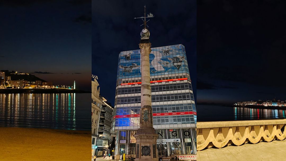 City at night image